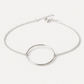 Bracelet rond - cercle - anneau fin en Argent 925