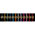 Bracelet petite maille marine dorée sur Cordon