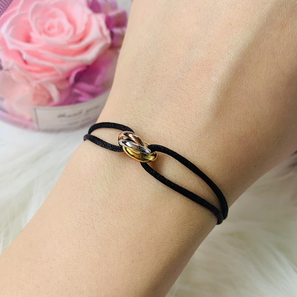 Bracelet 3 anneaux en Acier inoxydable