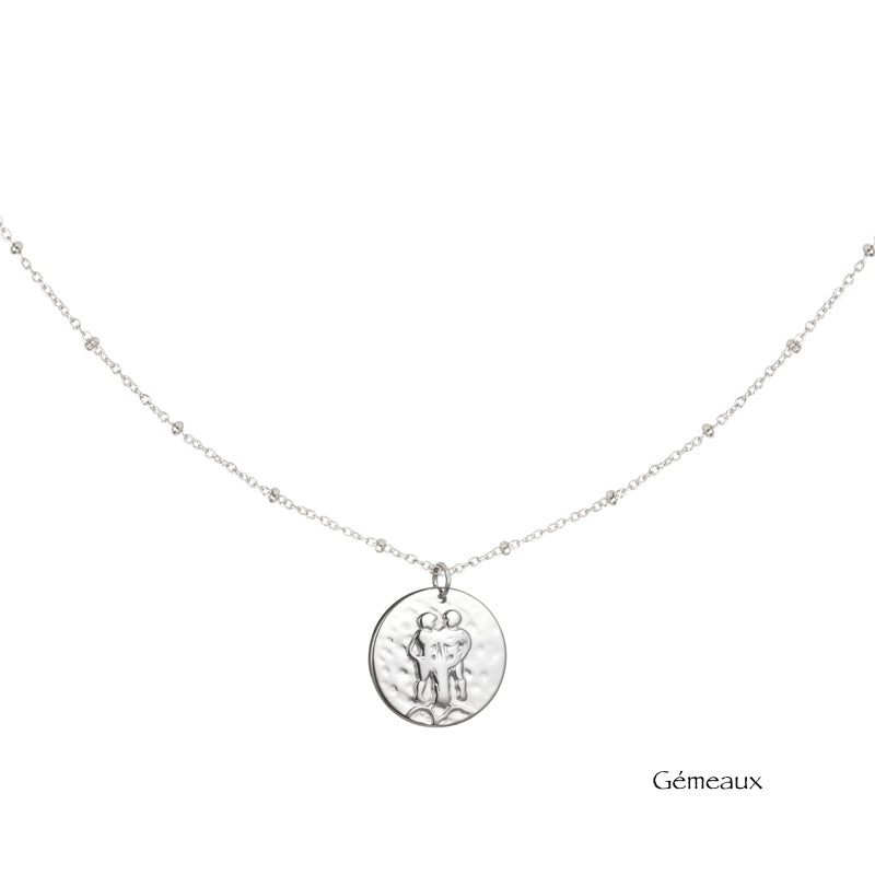 Collier signe Astro - Collier médaille signe Astro - Médaille Signe Astrologique
