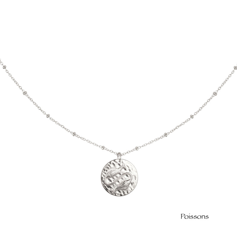 Collier signe Astro - Collier médaille signe Astro - Médaille Signe Astrologique
