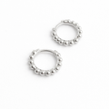 Boucles d’oreilles anneaux mini créoles petites boules Argent 925 diamètre 6,7,8 ou 9 mm idée cadeau fille femme