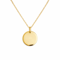 Sautoir avec pendentif médaille en plaqué Or, sautoir médaillon