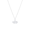 Collier pendentif feuille de ginkgo en Argent 925