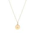 Collier pendentif étoile du Nord - Collier médaille étoile du Nord en Plaqué Or et Zirconium